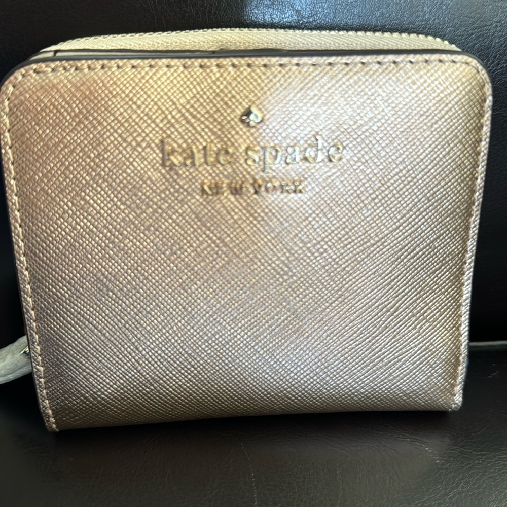Kate Spade rose gold wallet